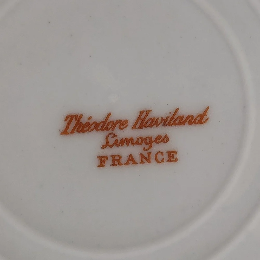 BEAUTIFUL Antique Theodore Haviland Limoges Plate, Late 1800s